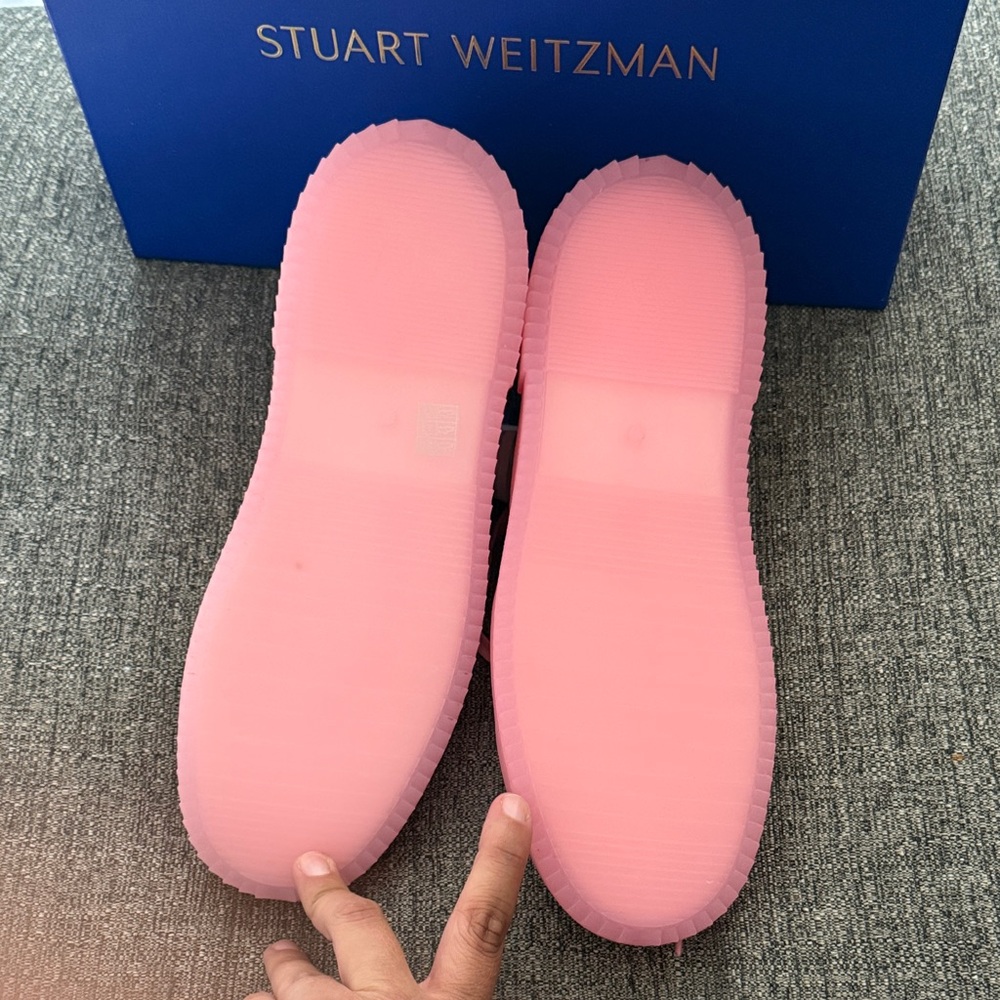 NEW w/Box Stuart Weitzman Brooklyn Low Top Sneakers - Picture 6 of 10